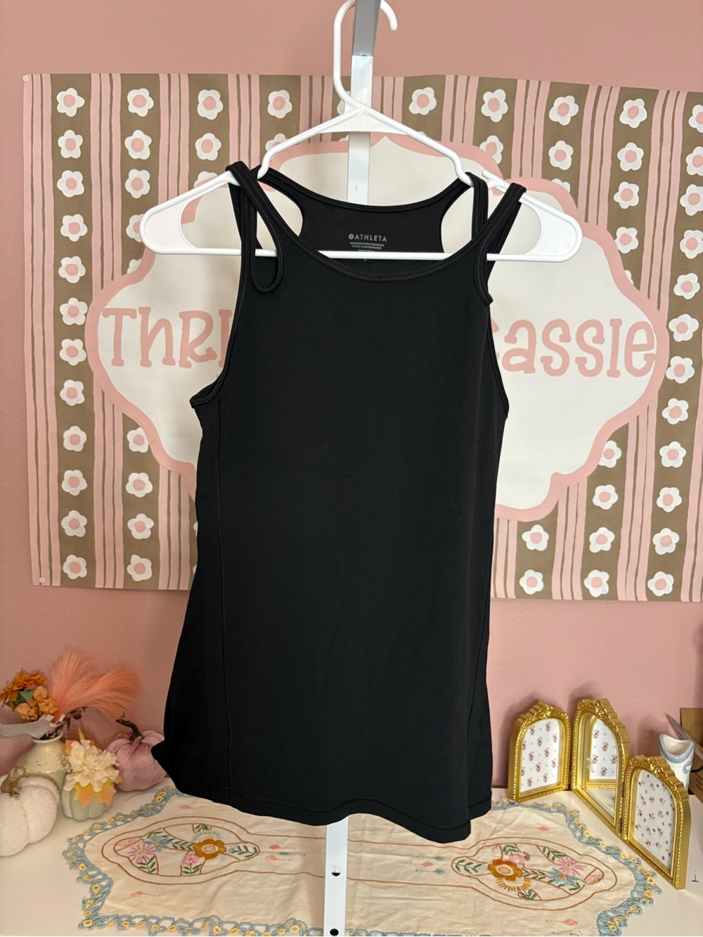 Athleta Black Tank Top Size Small Like New